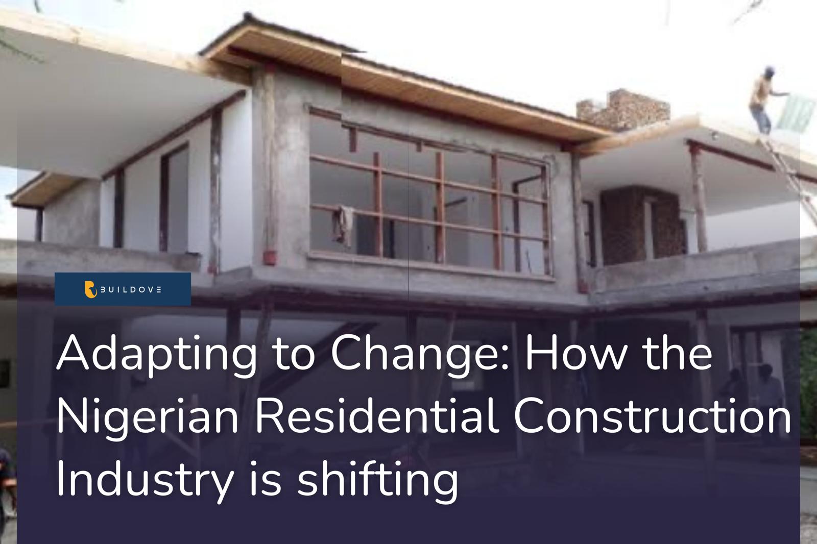 Image of a house being renovated in Nigeria