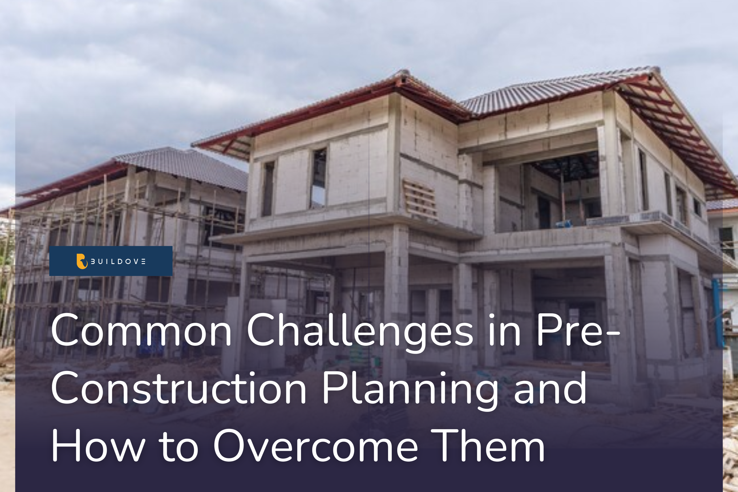 An ongoing construction building site