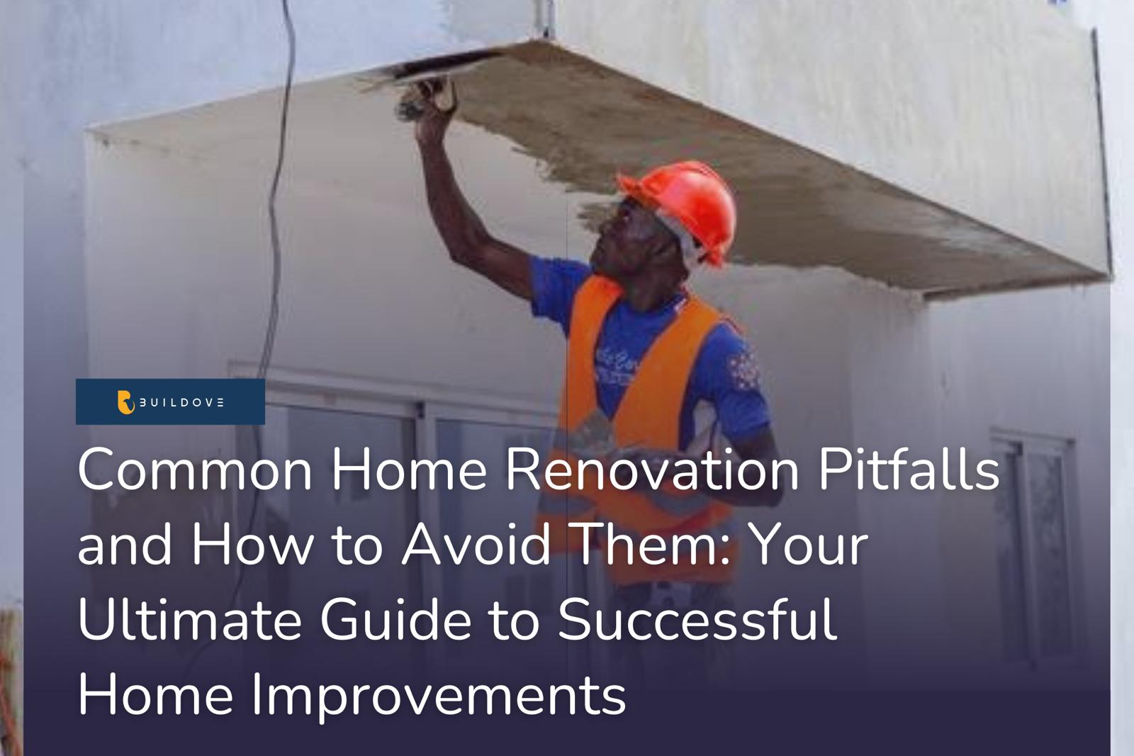 A construction professional renovating a building