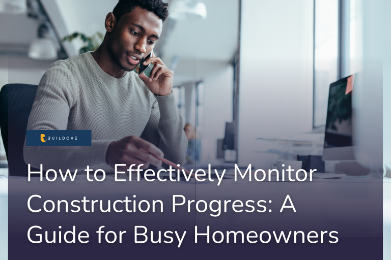 A man looking at a construction plan