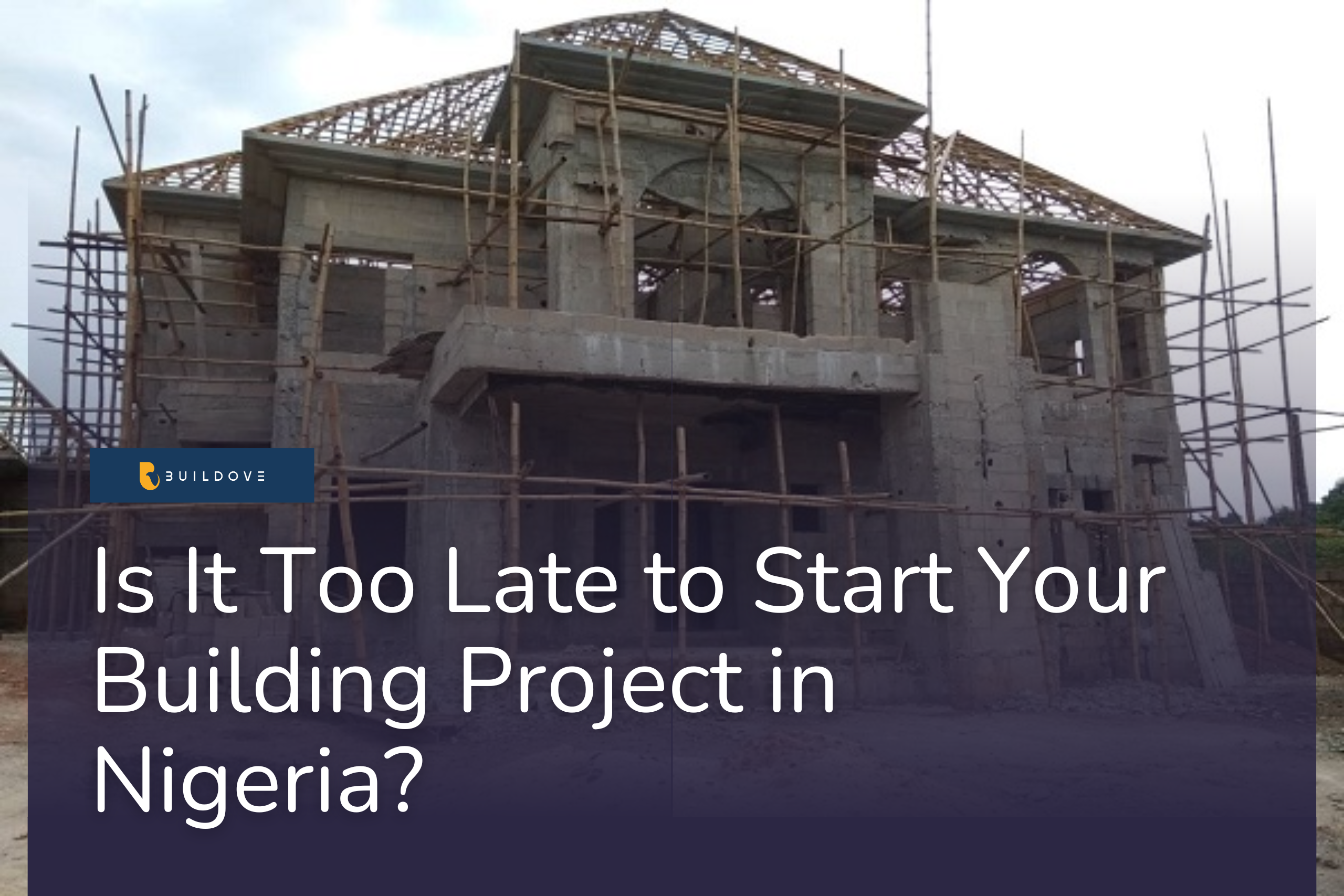 Image of a building under construction in Nigeria