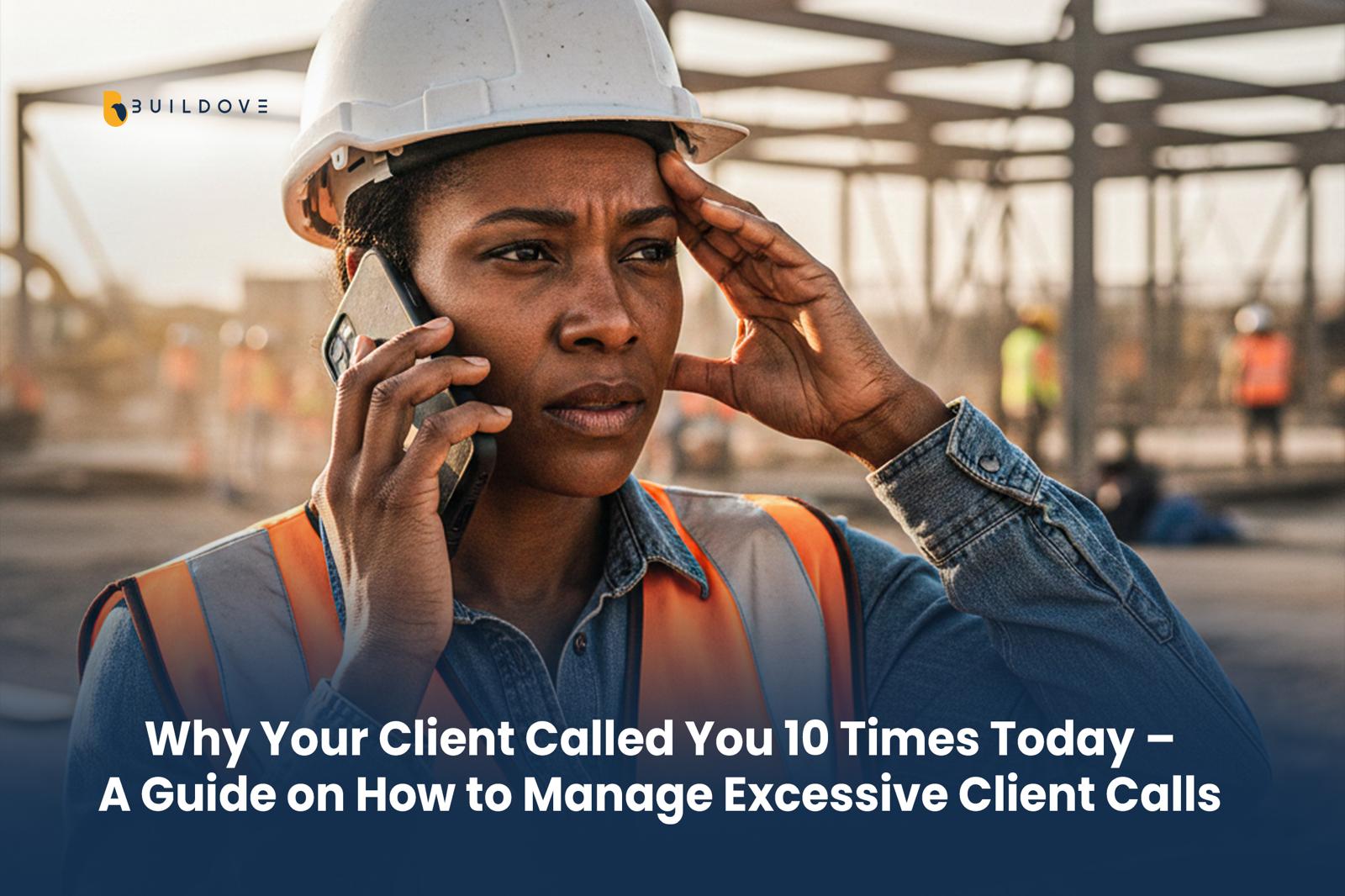 Why Your Client Called You 10 Times Today – A Guide on How to Manage Excessive Client Calls